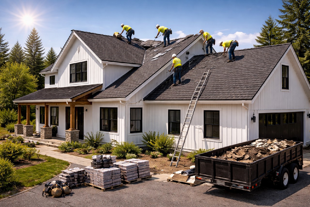 Fontana Roofing service in Sierra